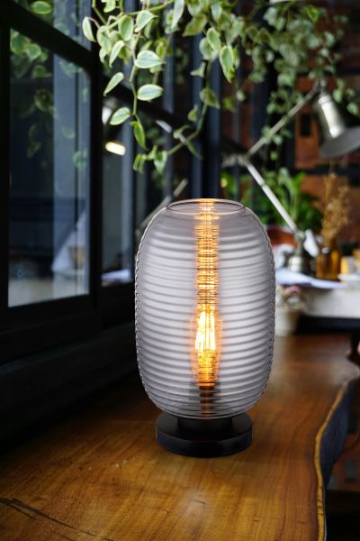 Lampada Jefrey Fumè