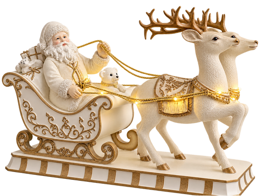 Slitta con Babbo Natale