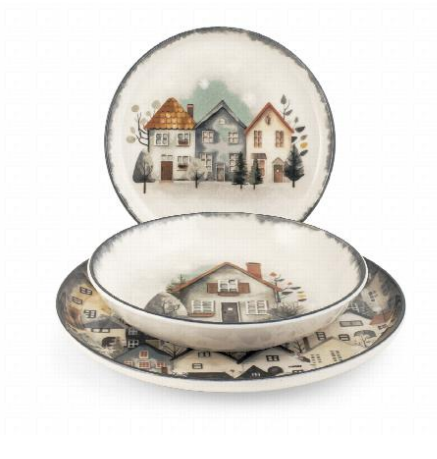 Servizio di piatti Village Fior Nordic