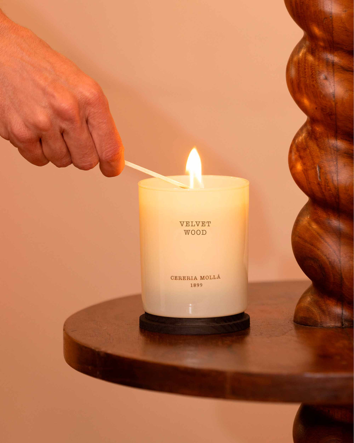 Candela Velvet Wood