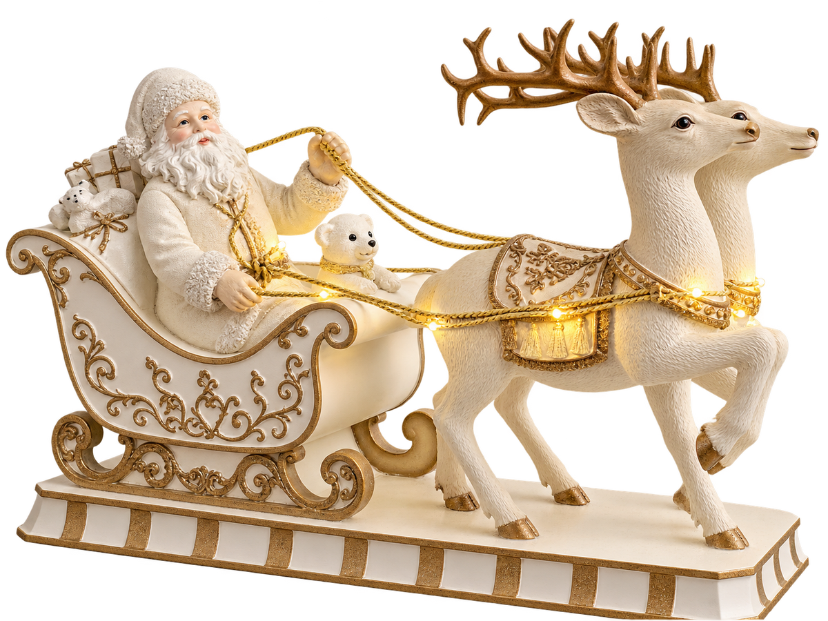 Slitta con Babbo Natale
